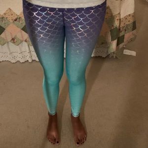 Little mermaid leggings